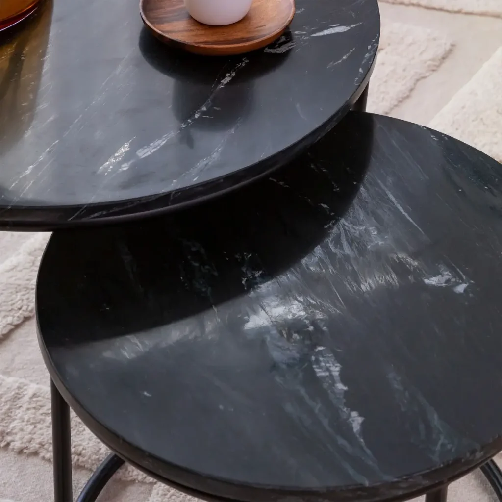 Le meuble en marbre noir : un chic intemporel pour votre intérieur